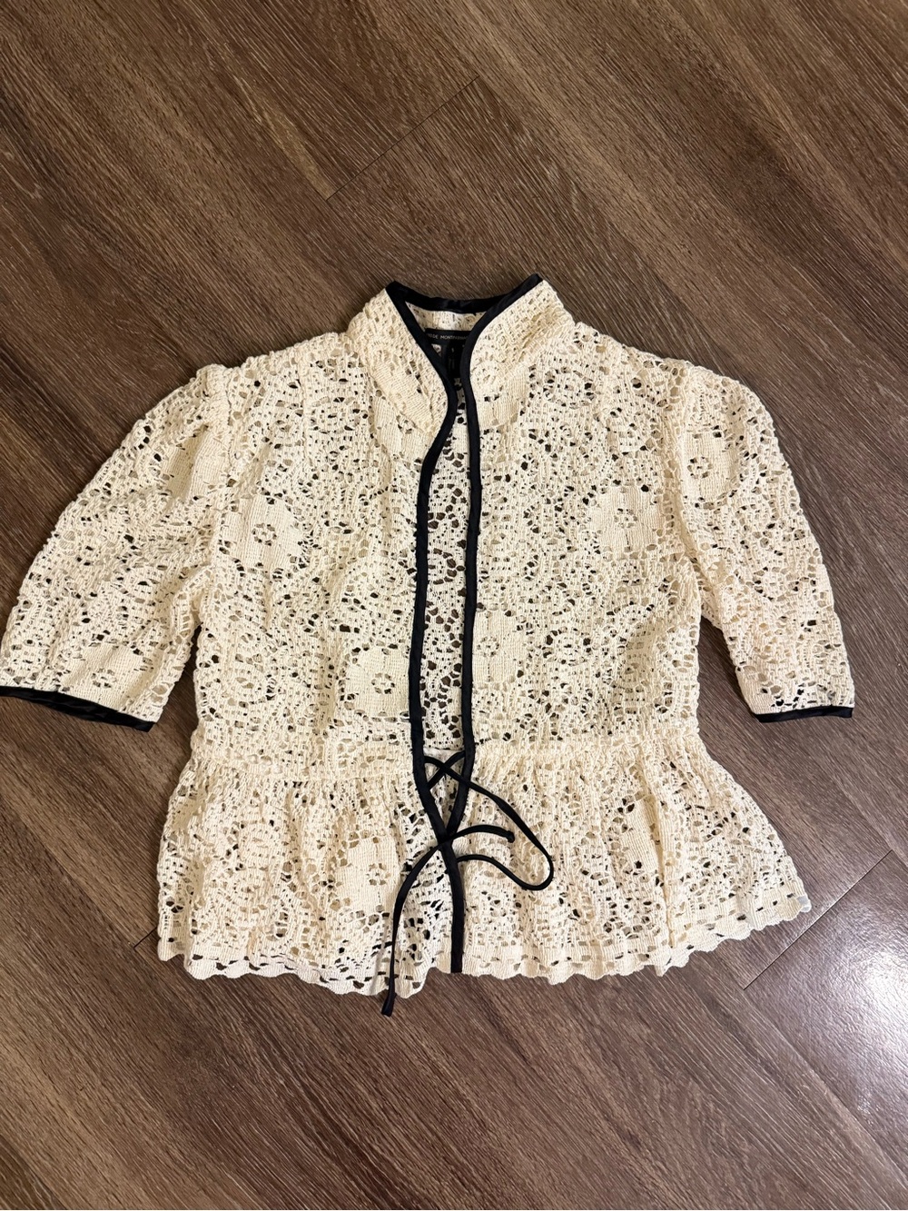 kiki de montparnasse cottagecore crochet top